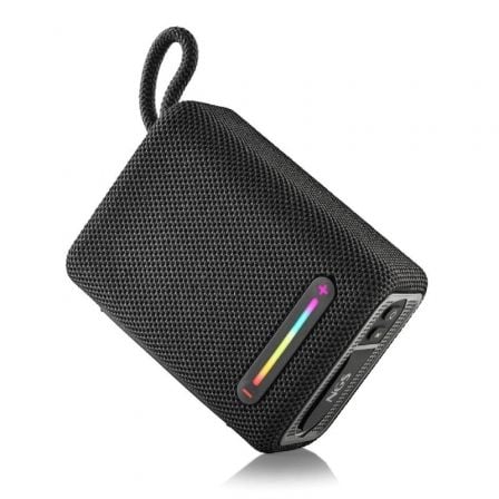 Ngs Altavoz Portátil Bluetooth Luces RGB IPX6 Negro 15W